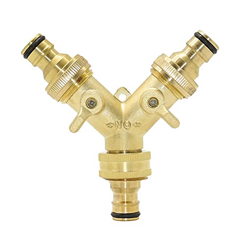 Répartiteur d'eau 3/4 pour robinet de jardin et arrosage simultané en Y
