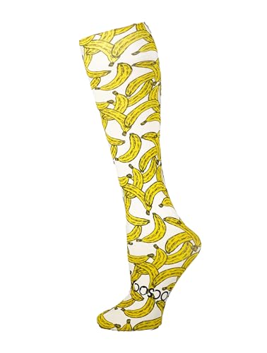 Hocsocx Bananas Socks Performance Liner Moisture-Wicking Protection for Field Hockey, Ice Hockey, and Soccer