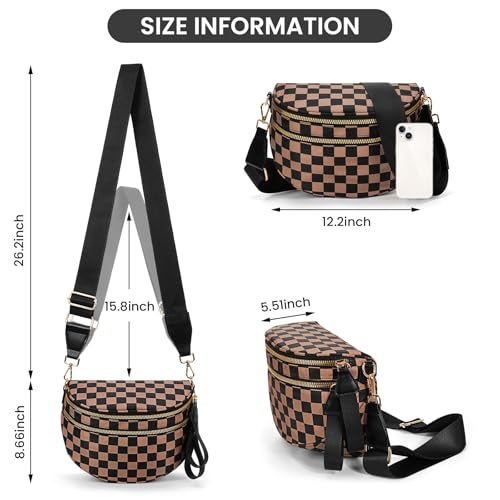 Spacious Bum Bags(Brown)+Spacious Bum Bags(Black)2