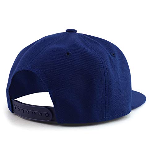 Image of Infant to Youth Plain Structured Flatbill Snapback Cap