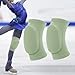 kowaku Knee Pads Knee Support Non Slip Soft Flexible Kneepads Knee Protector for Basketball Climbing Weightlifting Cycling Wrestling, L Green