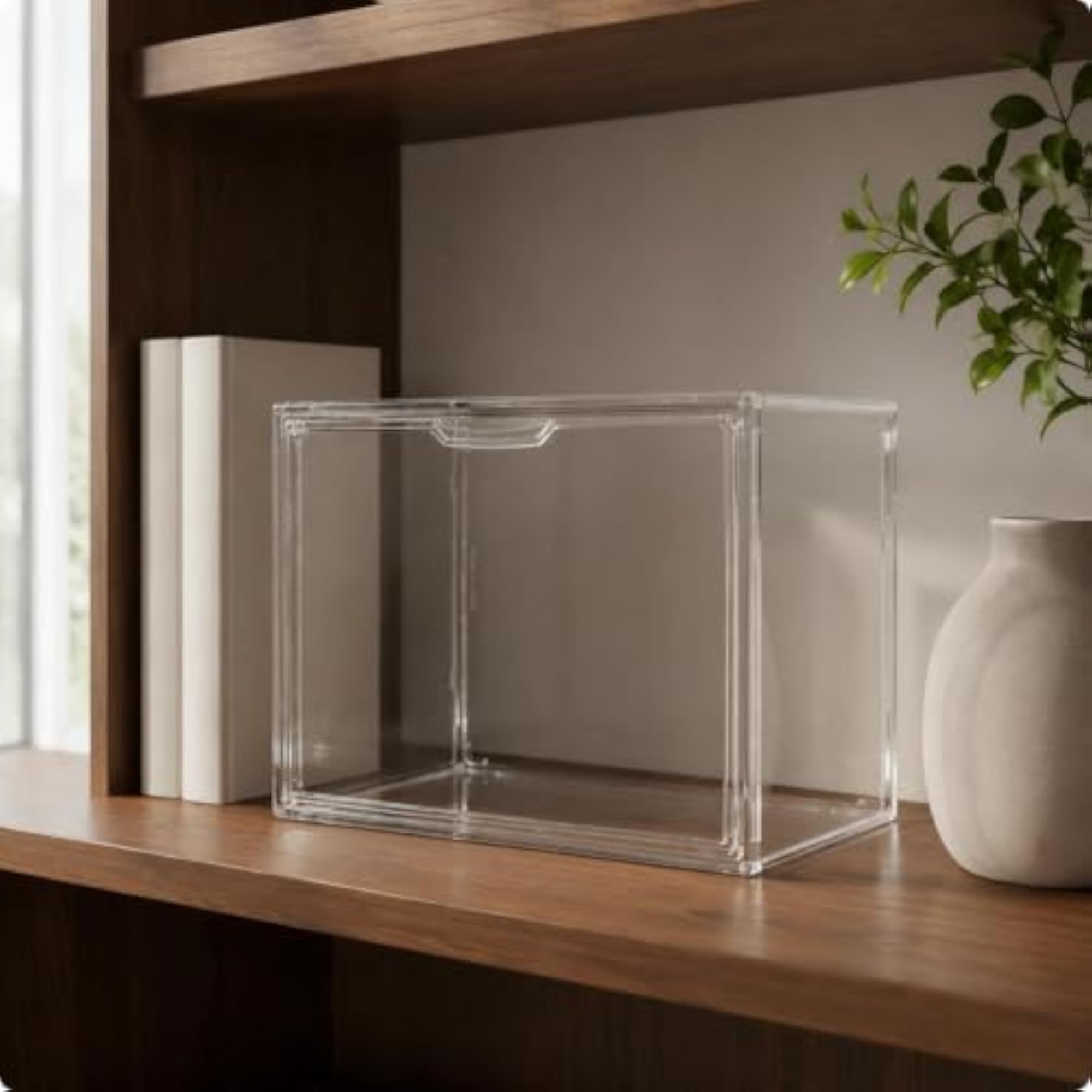 Stackable Acrylic Display Case for Cosmetics