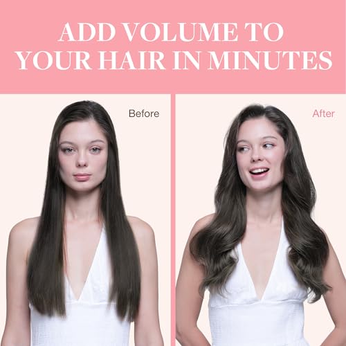Image of GOO GOO Clip in Hair Extensions Real Human Hair, Remy Human Hair Extensions Clip ins for Women, Natural Human Hair, 16inch 120g 7Pcs, 1C Mocha Brown