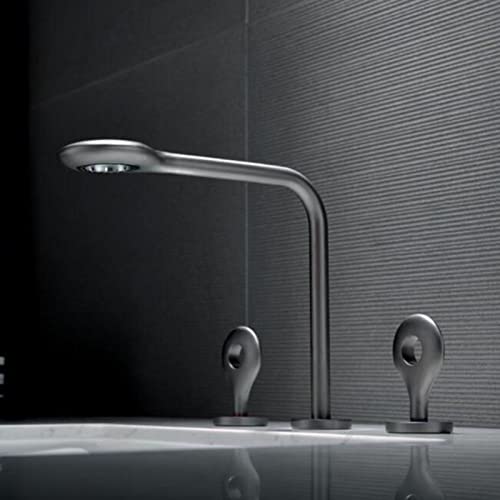 Robinet de lavabo rotatif fendu doré pour rénover votre salle de bains