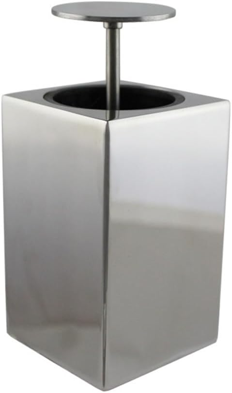 304 Stainless Steel Toothpick Box Hand Press Automatic Household Holder