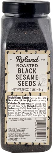 Roland Foods Roasted Black Sesame Seeds