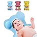 Vasche per bambini - Sedile in spugna per bagno morbido per neonato Cuscino in spugna antiscivolo per orso carino Supporto per il corpo Spugna di sicurezza Cuscino per neonato Prodotti per il bagno