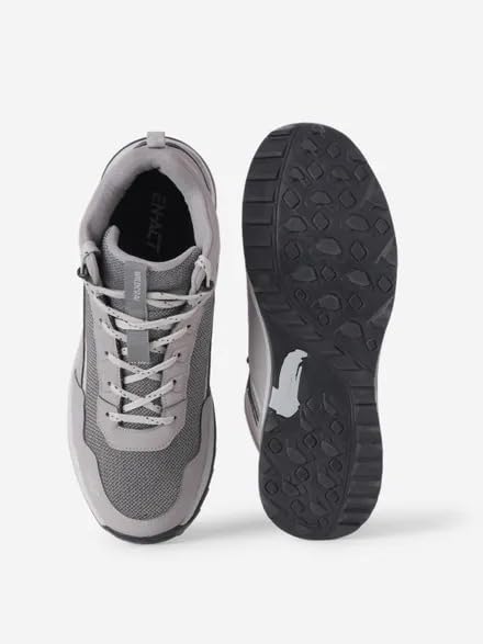 Image of Wildcraft Alpine MA Men's Trekking Shoes | Mid-Ankle Hiking Boots | Lightweight Outdoor & Trek Shoes | Anti-Slip Grip | Cushioned Comfort | Grey