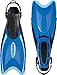 Cressi Palau Adjustable Open Heel Fins, Blue/Azure, L/XL [Duplicate]