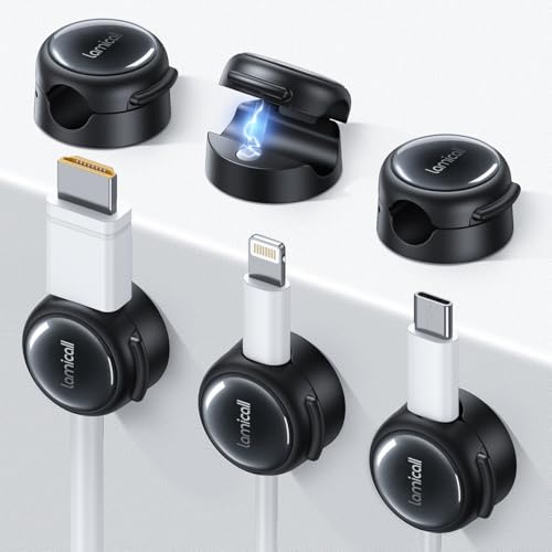 マグネット式 ケーブルホルダー 小型 6個セット