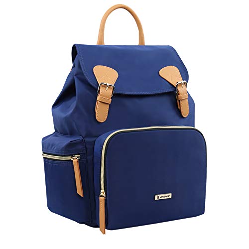 Vogshow Waterproof Diaper Bag, Multifunction Stylish Travel Backpack Maternity Nappy Bag for Baby Care, Large and Durable