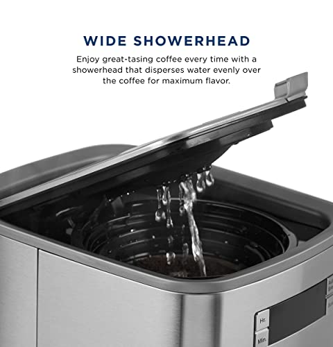 Ge - Classic Drip 12-Cup Coffee Maker - Stainless Steel #TOP4