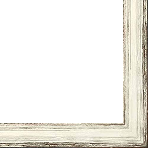 Picture Frame Moulding (Wood) 100ft Bundle - Contemporary Silver Finish - 0.75" Width - 1 1/4" Rabbet Depth