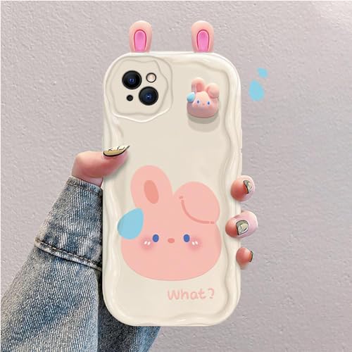 Custodia Cartone Animato 3D Compatibile con iPhone 14 Cover Silicone Antiurto Alla Moda