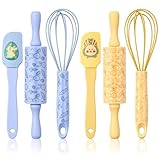 Acellegic 2 Sets Easter Mini Bake Set Include Spatula Whisk...