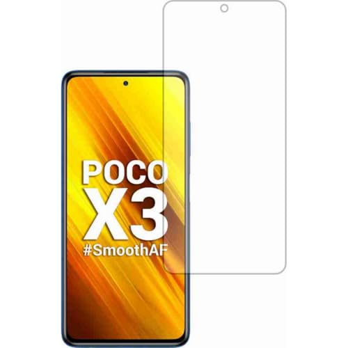 Image of Embed HD-Clear Screen Guard for POCO X3 - Harder or Durable Plastic & More Impact-Resistant Than Glass, with Free Installation Kit