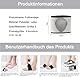 2 Paar Fußbandage,Bandage Fuss socken zur Schmerzlinderung bei Plattfüßen mit GelPads,Fußbandage Mittelfuß für die Fußpflege von Frauen und Männern (S,Eur 35-39,Schwarz und Beige)