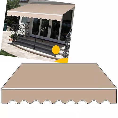 Lona de repuesto para toldo retráctil de 5x2 m en color caqui