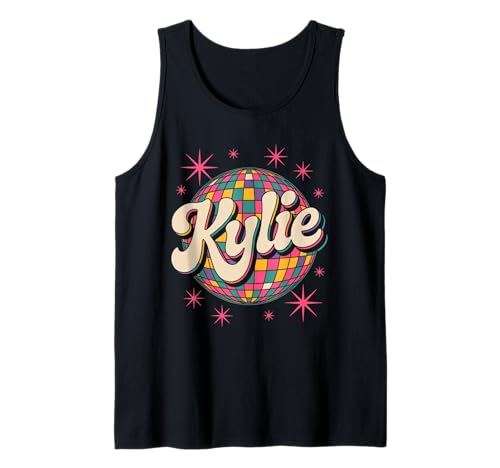 Funny Personalized Name Kylie Vintage Kylie Retro Meme Tank Top