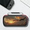 Funda Compatible con Nintendo Switch, Estampado de Dragón Rojo Mágico-G, Estuche de Viaje para Switch Lite/Oled, Protector para Accesorios y Juegos 8