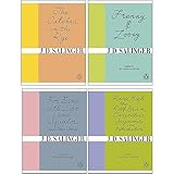 J. D. Salinger 4 Books Collection Set (For Esme with Love and Squalor, Raise High the Roof Beam, The Catcher in the Rye, Franny and Zooey)