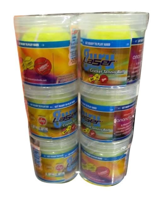 GURU Laser Cricket Tennis Ball Pack of 6 Yellow Heavy (B0D2RBB1XY) Amazon Price History, Amazon Price Tracker