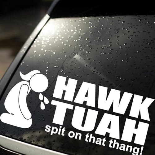 Hawk Tush Aufkleber, Spit on That Thang Car'Viral Girl, Meme-Aufkleber (5 Stück), lustiger, hochwertiger Vinyl-Aufkleber, handgefertigt, Gag-Geschenk-Aufkleber für Autos, LKWs, Laptops (5 Stück) – Bild 6