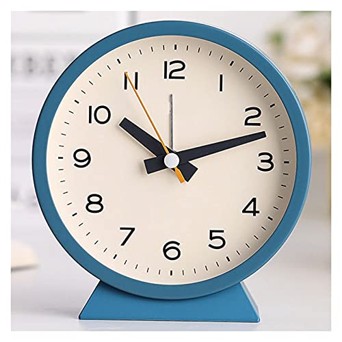 kerryshop Orologio da Tavolo Orologio da Tavolo Sveglia Stile Semplice e Creativo Stile Nordico Muto con Carino Custodia da Comodino Piccola scrivania Tavolo Orologio da 4 Pollici Sveglia (Type : 3)