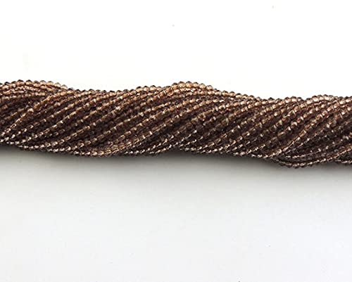 Quartz hydro bleu en perles rondelles facettées haut de gamme pour joaillerie fine