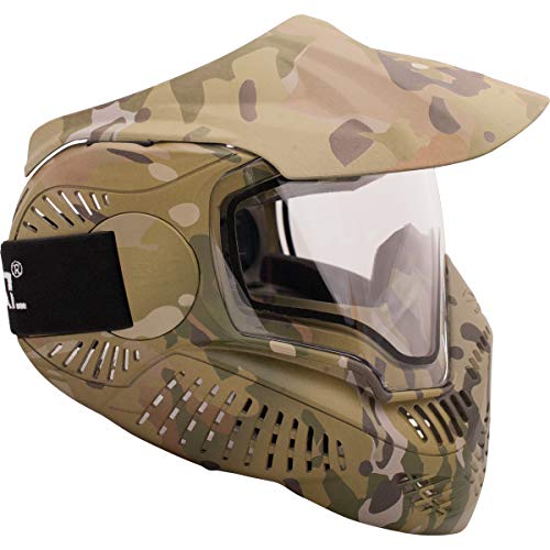 Sly Valken Paintball MI-7 Goggle/Mask with Dual Pane Thermal Lens - Woodland