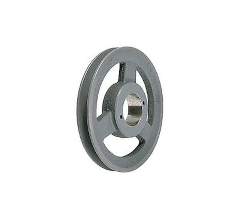 AK61H Cast Iron Sheaves Pulley for V-Belt Size 3L, 4L OD 6" Single Groove Pulley AK61H
