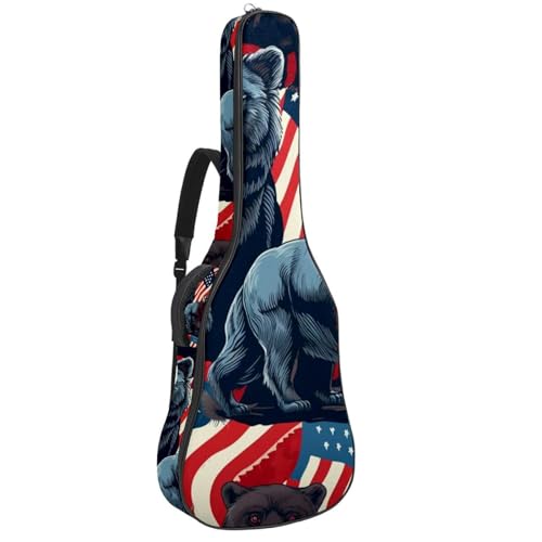 Housse de transport guitare acoustique multicolore idéale pour les trajets et les répétitions