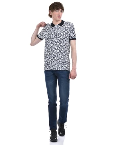 Image of Numero Uno Men's Dark Blue Skinny-Fit Sustainable Jeans