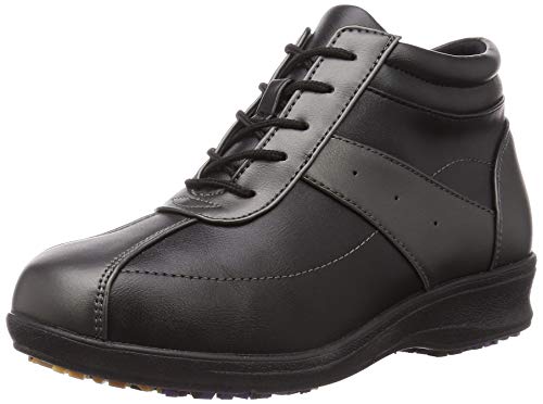 防水 ファスナー WPL076 レディース ブラック 23 cm 4E