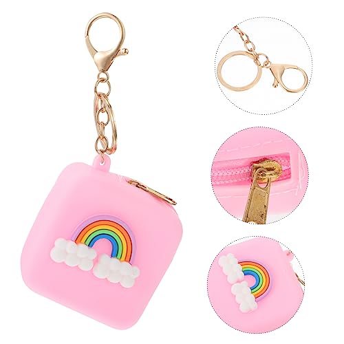SOIMISS Bolsa De Armazenamento De Chaveiro 4 Peças Bolsa De Moedas Macia Bolsa De Armazenamento De D