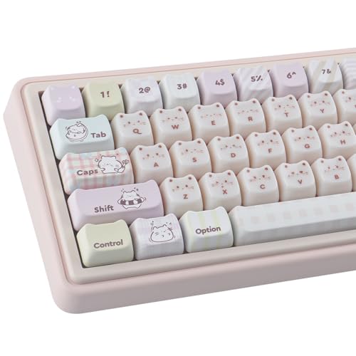 TYRIXKI PBT+PC �L�[�L���b�v �Z���~�b�N �Ő� �×~�ȔL �L�[�L���b�v�A135�L�[ �������[���[ ���킢���L�[�L���b�v �}�I �v���t�B�[�� �N���[�~�[ �J�X�^�� �L�[�L���b�v Cherry Gateron MX Swithes ���J�j�J���L�[