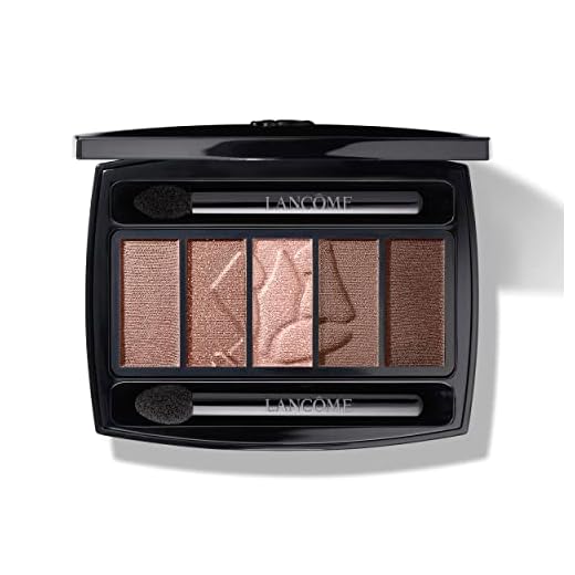 Lancôme Hypnôse Palette 18 Nude Sculptural, Lidschatten-Palette mit 5 aufeinander abgestimmten Farben in Nude und Braun, für einen natürlichen Look, samtige Textur mit schimmerndem Finish, 4g