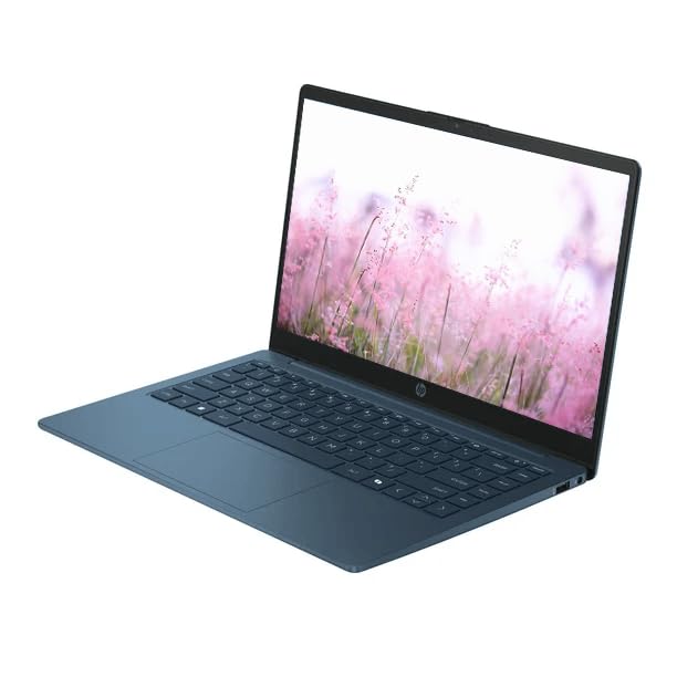 HP Portable 13.8" HD IPS Laptop, Intel Celeron N Processor Up to 2.78GHz, 4GB DDR4, 128GB SSD, HDMI, Webcam, Bluetooth, Windows 11, Pastel Blue(Renewed)