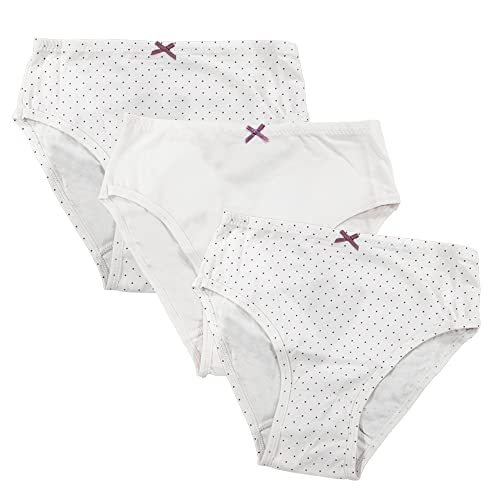 FEM Girl Organic Cotton Panties Underwear for Girls - 3 Pack