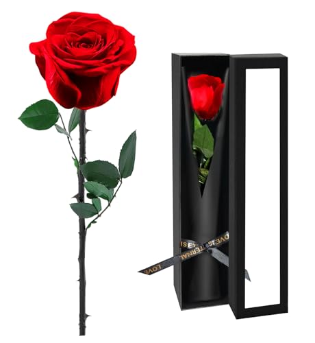 Preserved Flowers for Delivery,Red Rose Bouquets That Last 5 Years,Birthday Flowers Gifts for Women...