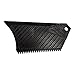 Zxpjkyu Surfboard Comb Jagged Edges Surfing Board Cleaner Tool Portable Black