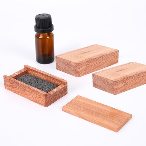 Difusor de aceites esenciales en caja de madera portátil miniatura 6