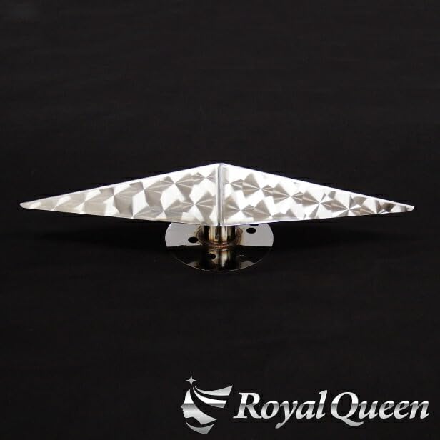 Amazon | 【RoyalQueen】ホイールスピンナー 新型 一文字型 ウロコ柄 星型ホイールキャップ 金属製トラック19.5インチウロコ