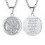 09.Saint Michael-Round-Silver