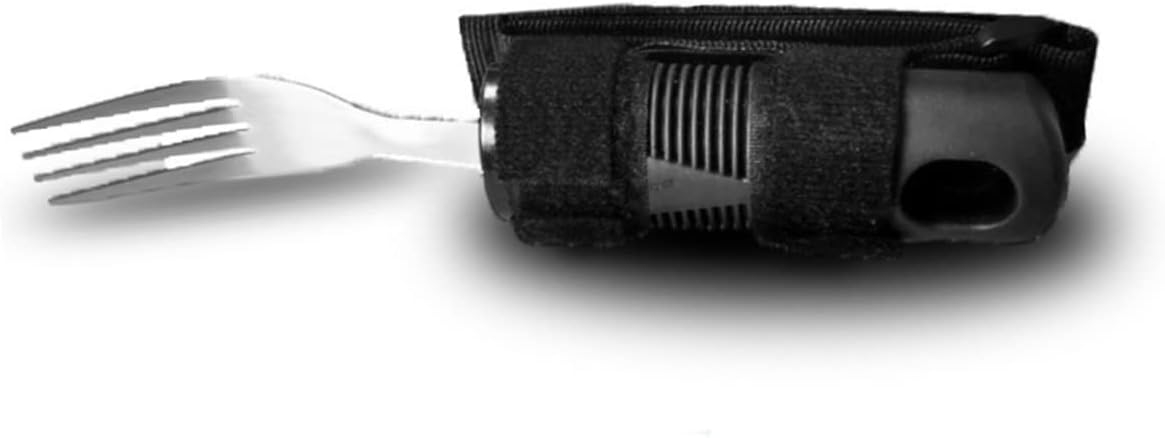 Adaptive Fork for Elderly and Disabled Users, Anti-Skid Black
