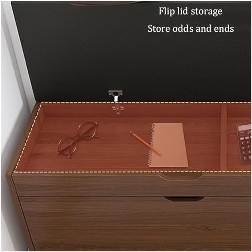 Buffet fin et haut en rotin au design épuré pour entrée chic