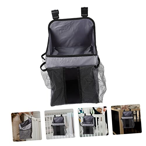 Organisateur de couches suspendu multi-poches pour lit et petits objets de bébé - 5