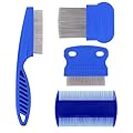cobee Dog Cat Flea Comb, Tear Stain Remover Comb Set Pet Grooming Comb Flea Removal Comb