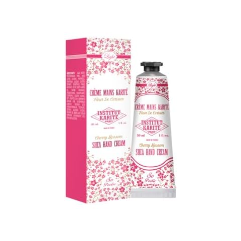 INSTITUT KARITE PARIS Cherry Blossom Shea Butter Hand Cream30ml | Notes of Cherry Blossom Light Nourishing Hand Cream Cover