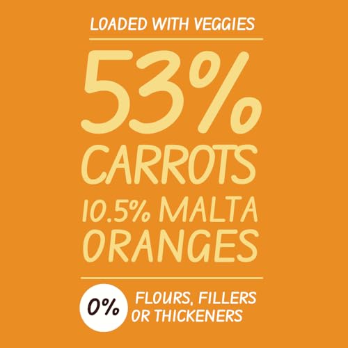 Image of Simplify Foods Carrot & Orange Instant Soup | Made with 53% Real Carrots & 10.5% Orange Pulp | Pack of 1 (Makes 400ml) | Just Add Hot Water | No Cooking Required | Clean Label | 0% Additives or Preservatives